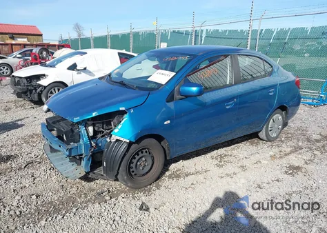 2017 Mitsubishi Mirage G4 Es из США, поврежденный, VIN ML32F3FJ6HHF11868